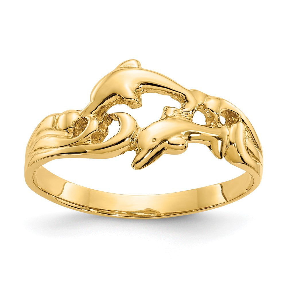 Solid;Casted;Polished;14k Yellow gold