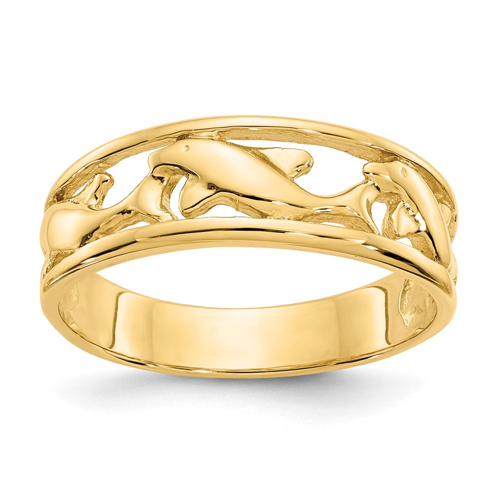 Solid;Casted;Polished;14k Yellow gold