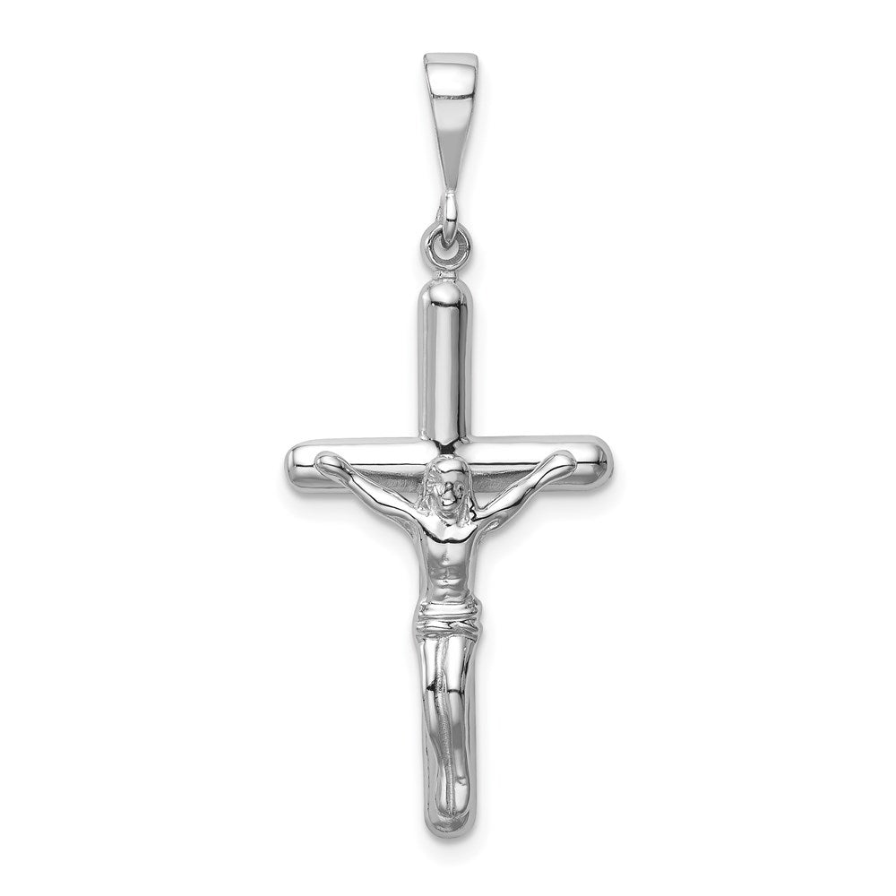 Solid;Casted;Polished;14K White gold