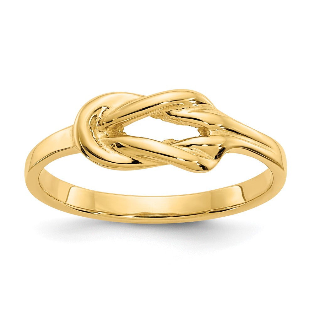 Solid;Polished;14k Yellow gold
