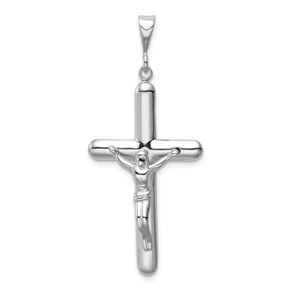 Solid;Casted;Polished;14K White gold