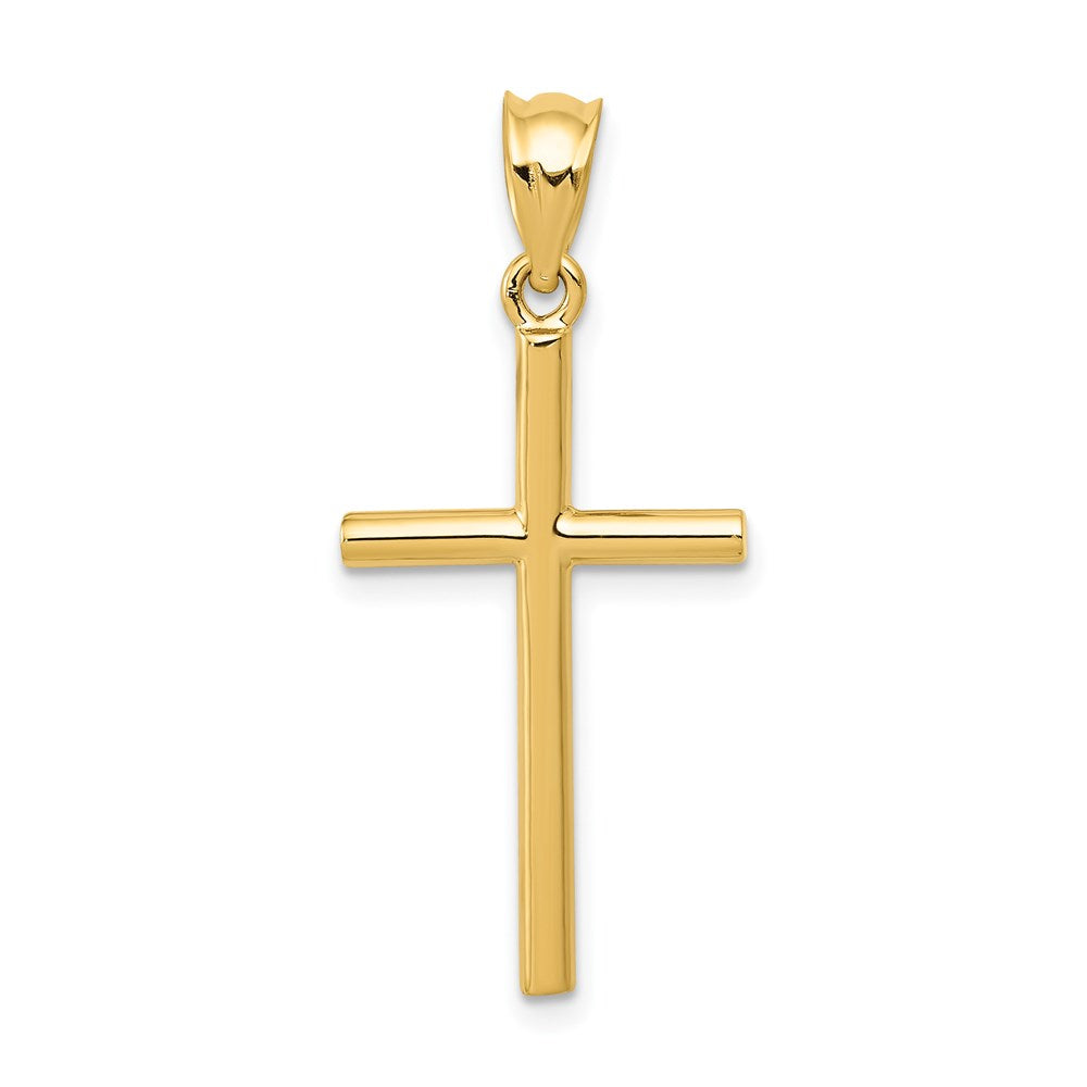 Solid;Polished;14k Yellow gold