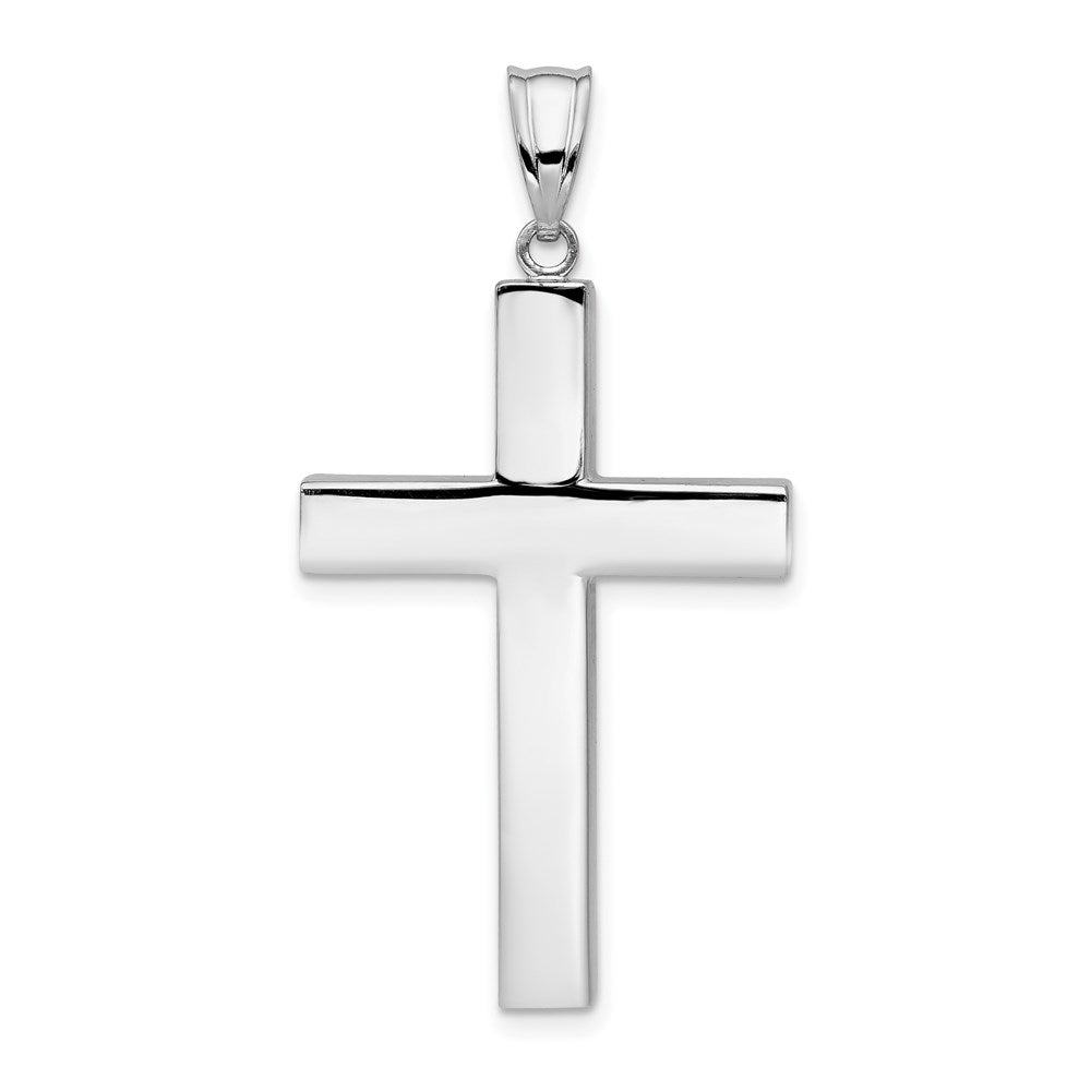 Polished;14K White gold;Hollow