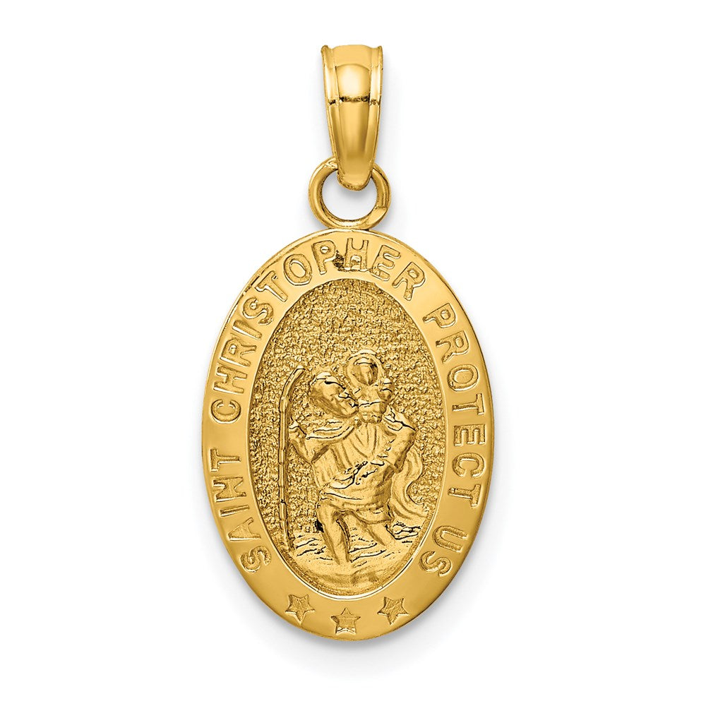 Polished;14k Yellow gold;Engravable;Textured
