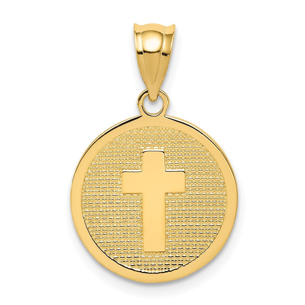 Solid;Polished;14k Yellow gold;Reversible;Textured