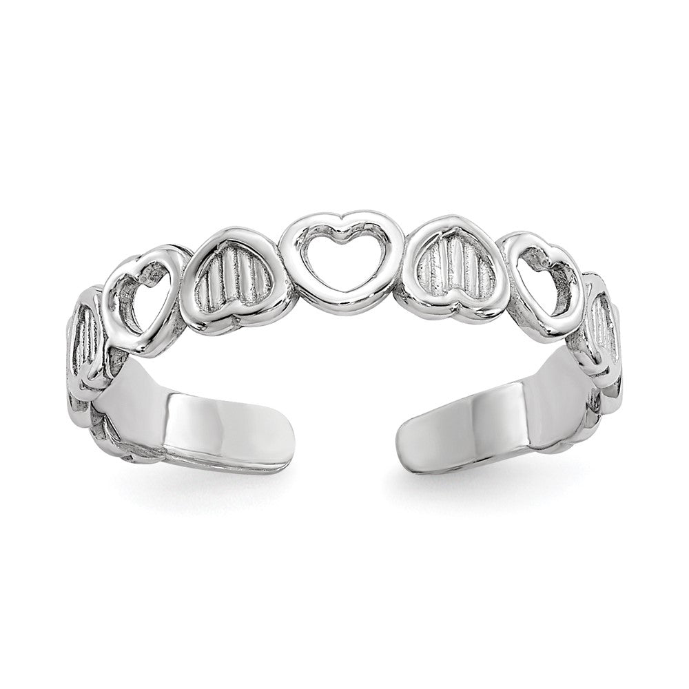 Polished;14K White gold