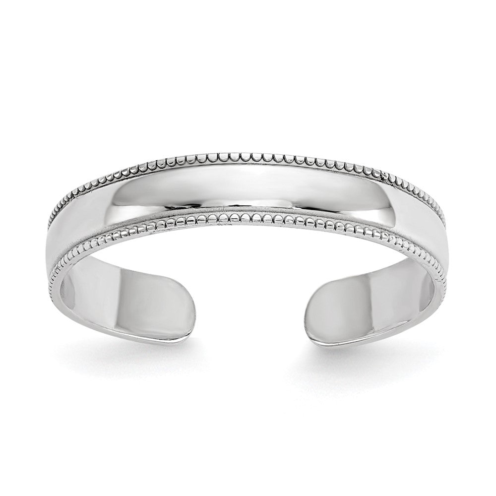 Polished;14K White gold