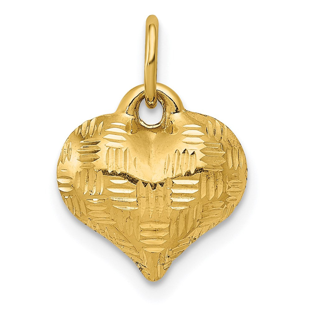 Polished;3-D;14k Yellow gold;Hollow;Textured;Patterned