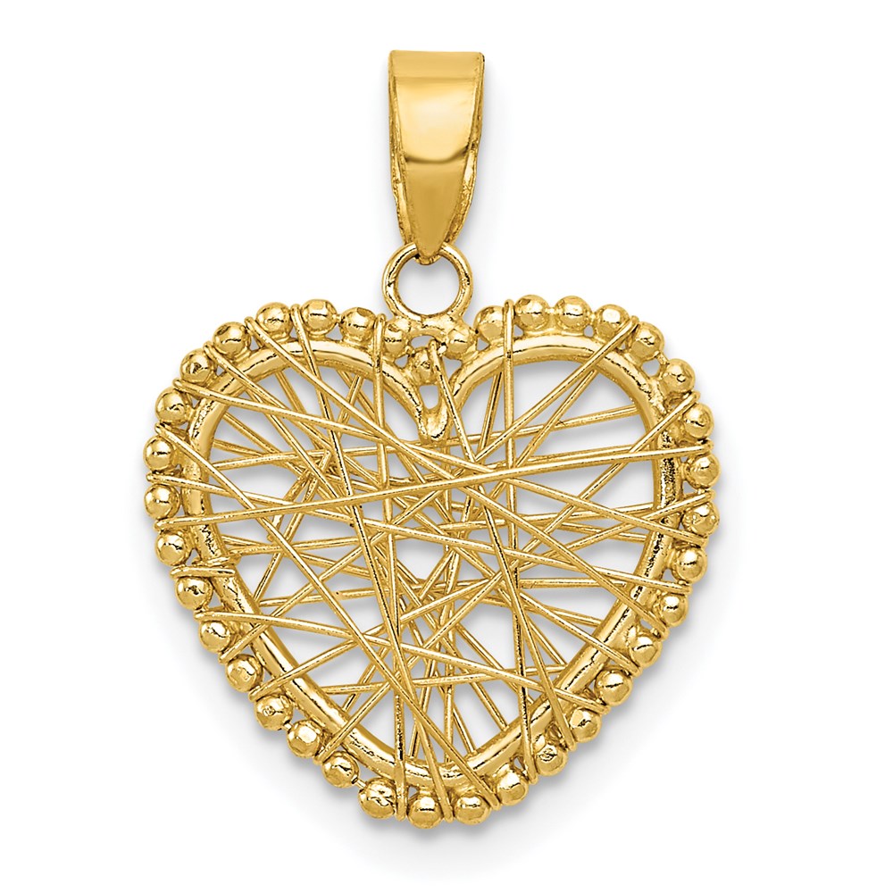 Polished;3-D;14k Yellow gold;Textured;Open;Wire