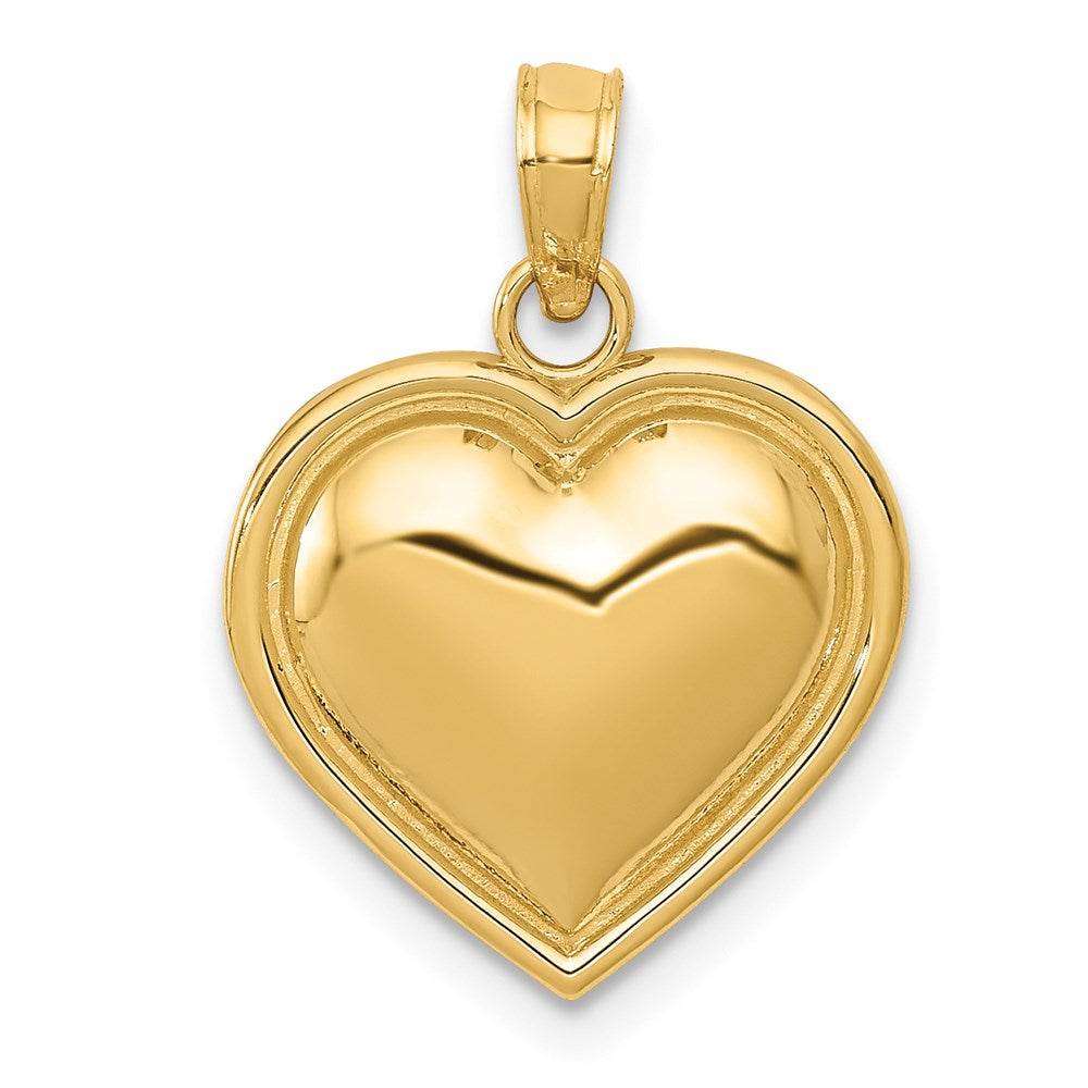 Polished;14k Yellow gold;Open back;Textured back