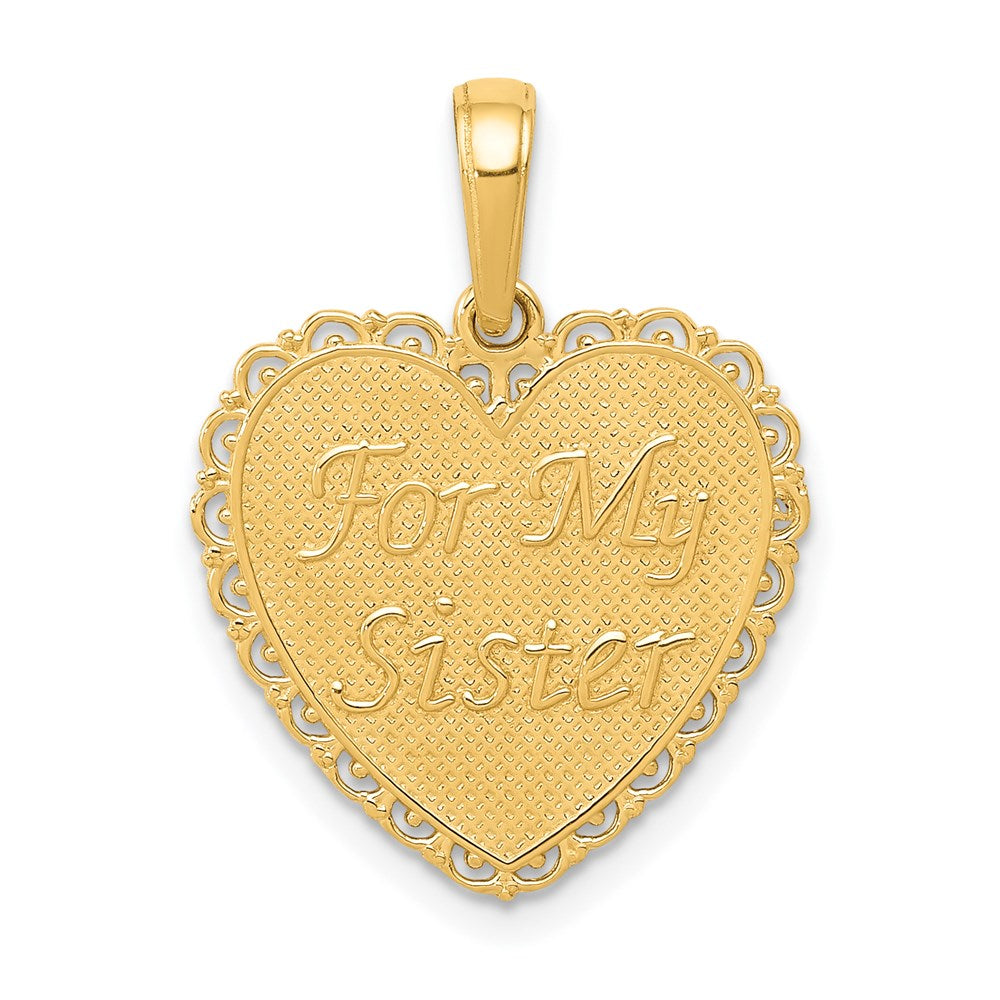 Polished;14k Yellow gold;Reversible;Textured