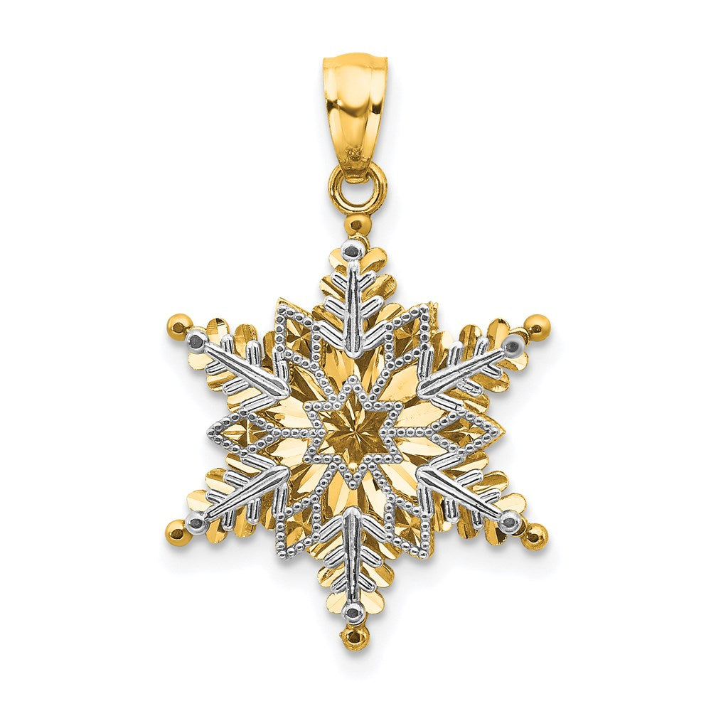 Polished;14K Two-tone;Textured;Open