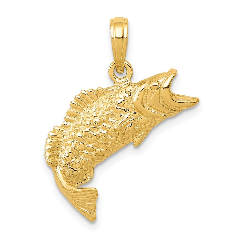 Polished;14k Yellow gold;Textured