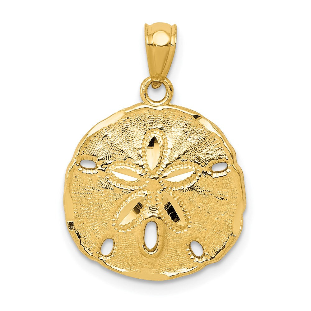 Polished;14k Yellow gold;Textured;Textured back