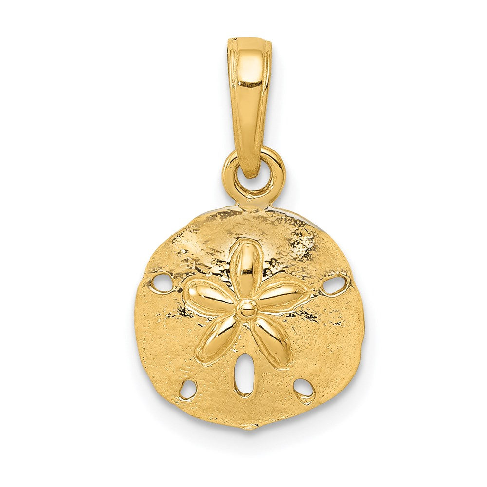 Polished;14k Yellow gold;Textured