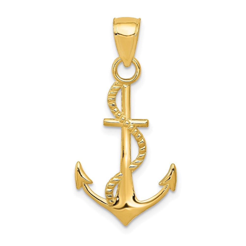 Polished;14k Yellow gold;Textured