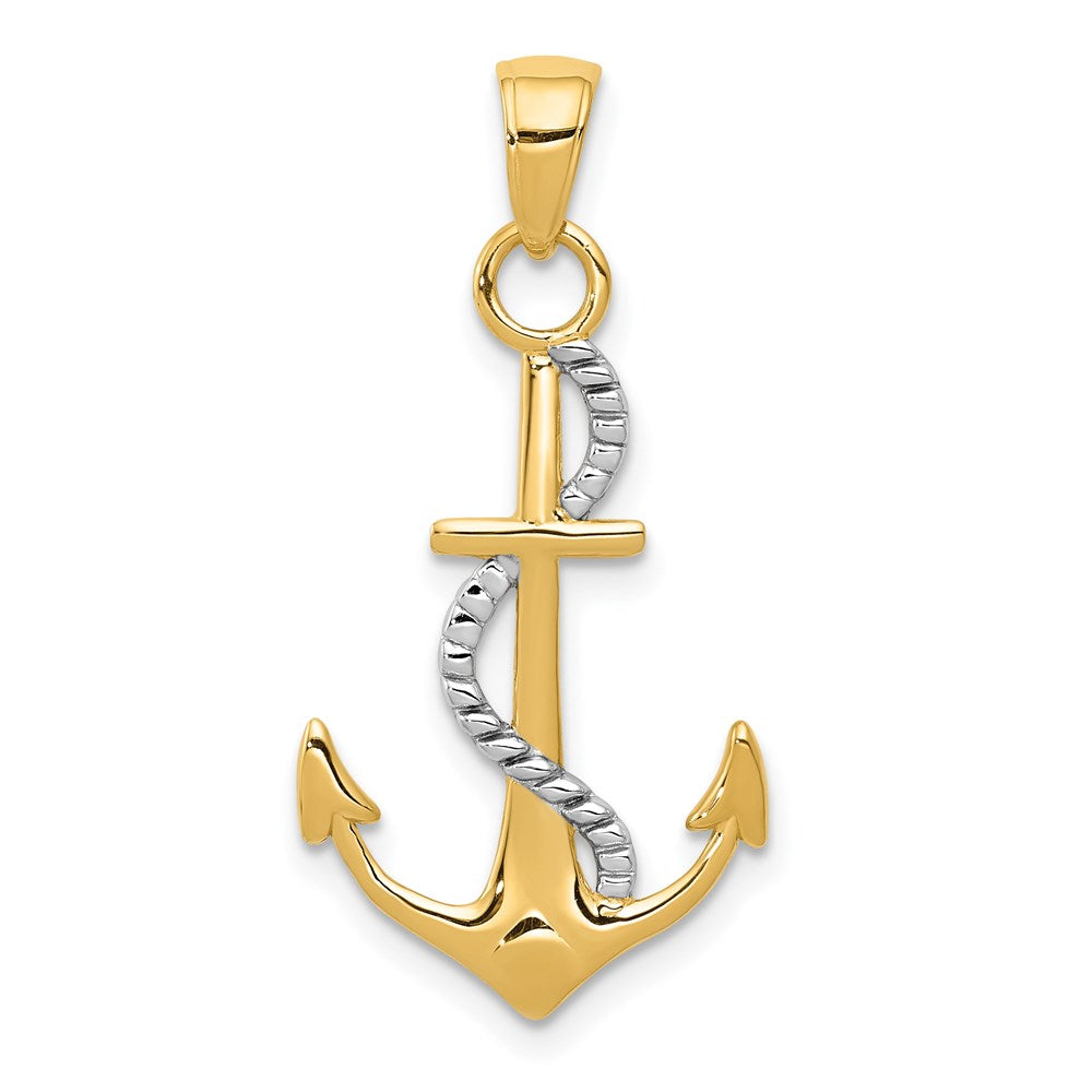 Polished;14K Two-tone;Textured