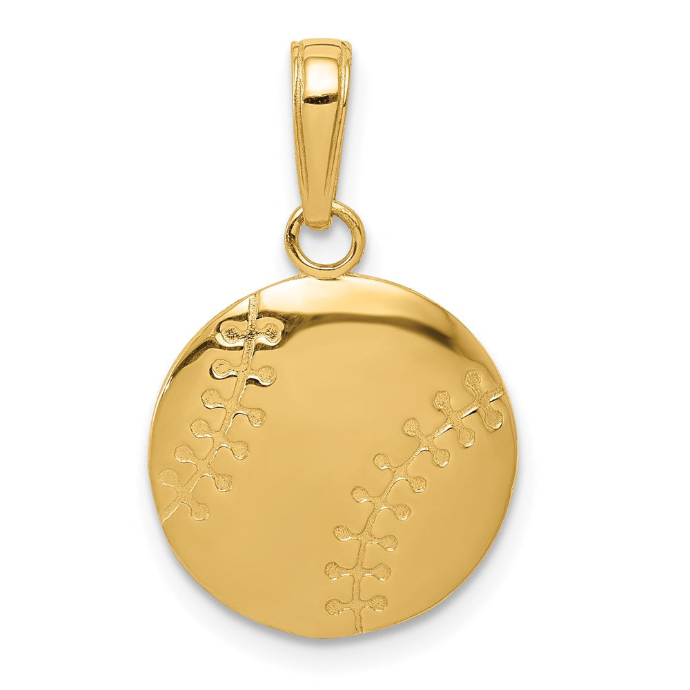 Polished;14k Yellow gold;Flat back