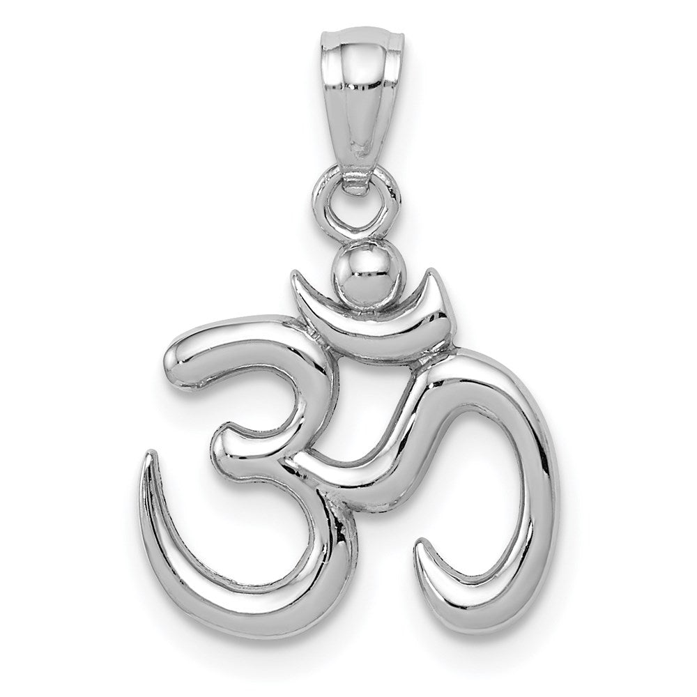 Polished;14K White gold;Open back