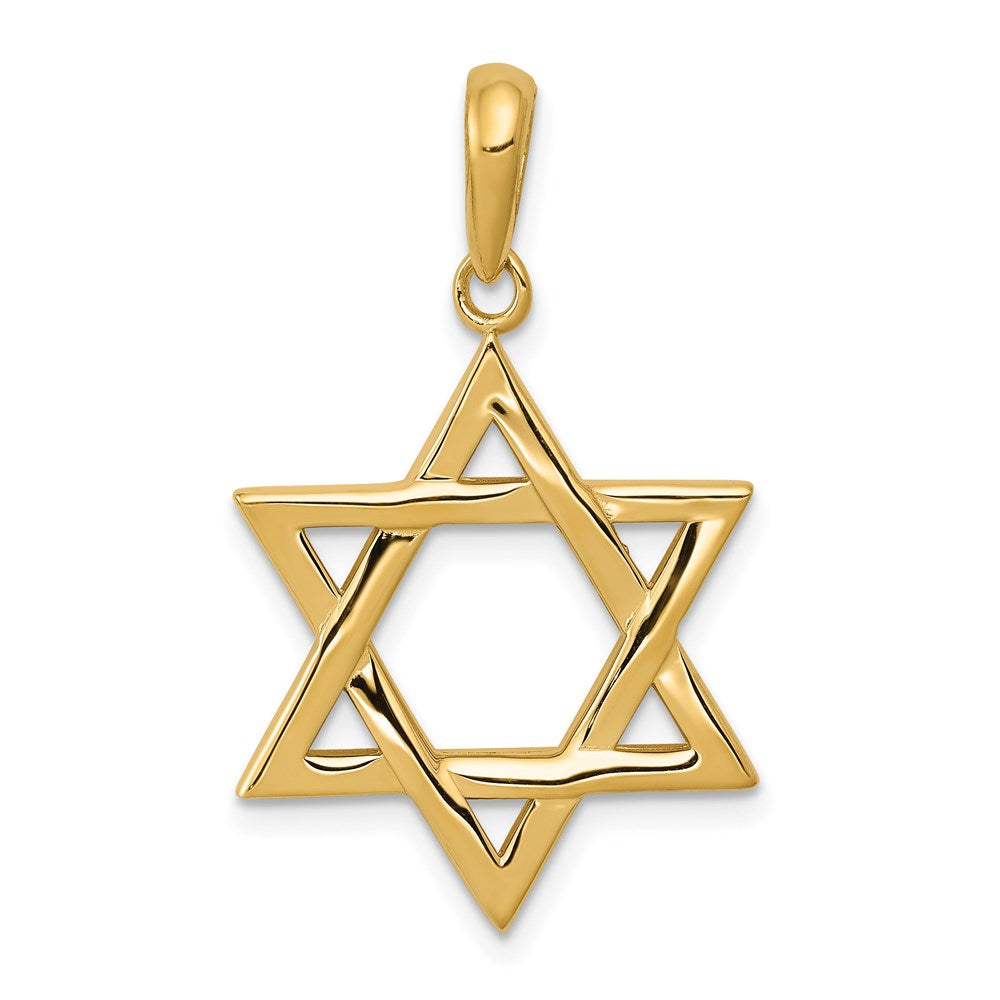 Solid;Polished;14k Yellow gold