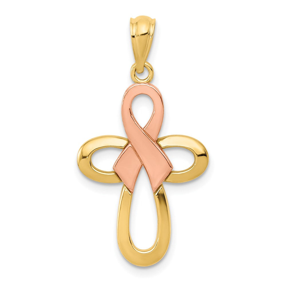Solid;Casted;Polished;14K Two-tone