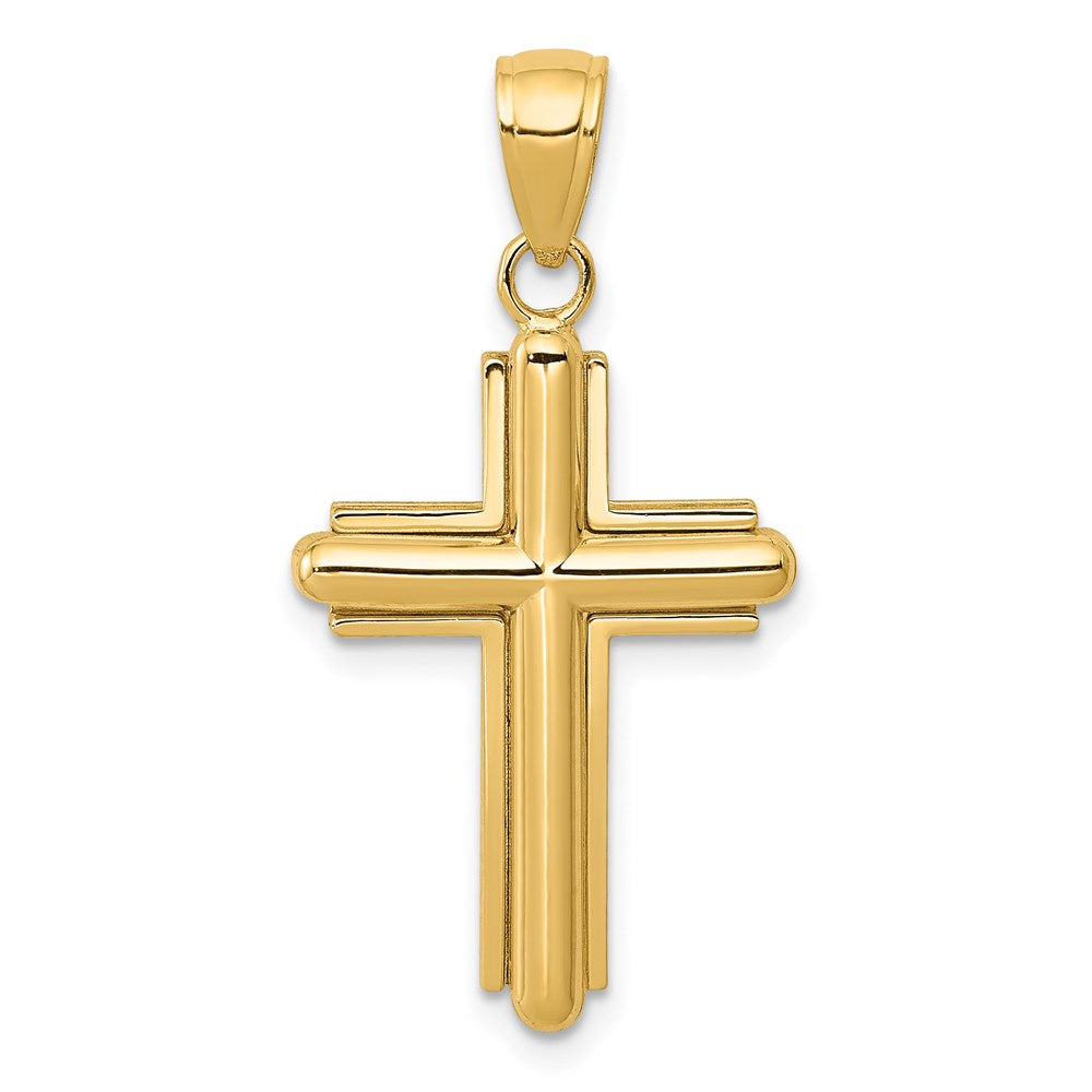 Solid;Casted;Polished;14k Yellow gold