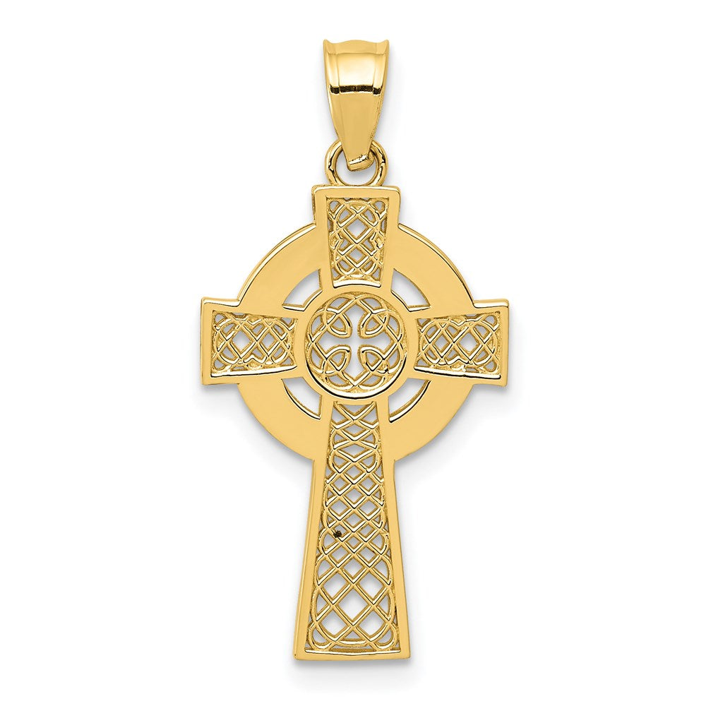 Polished;14k Yellow gold;Textured;Textured back