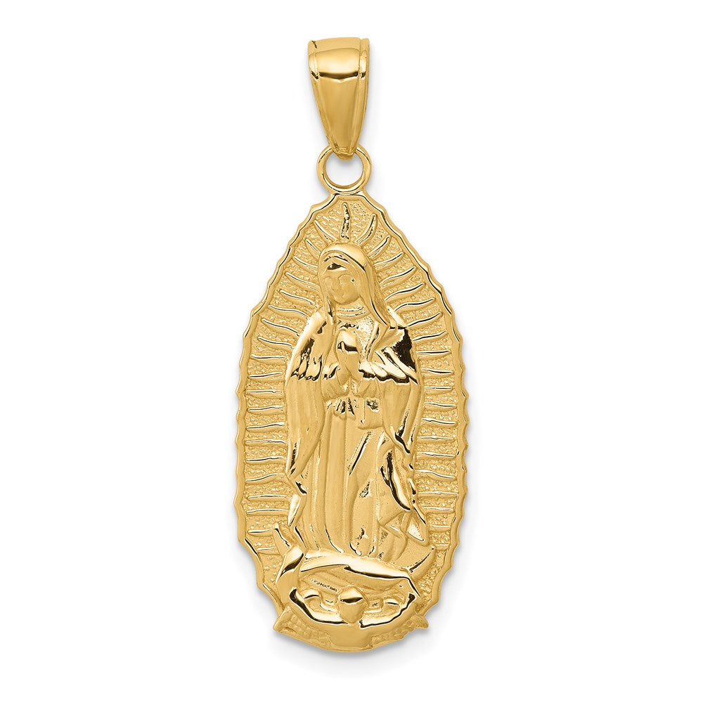 Polished;14k Yellow gold;Open back;Textured back