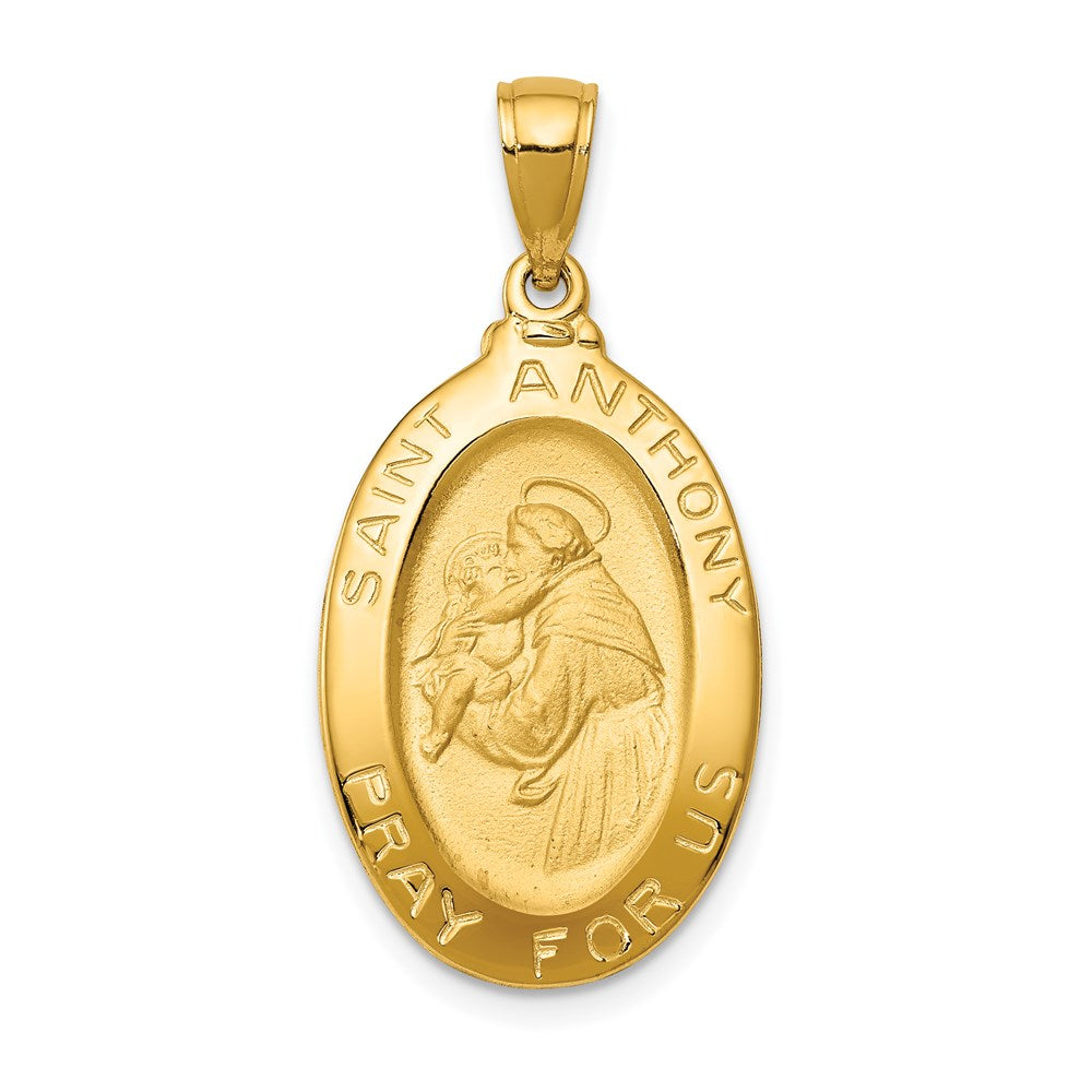 Solid;Polished;14k Yellow gold;Engravable;Oval