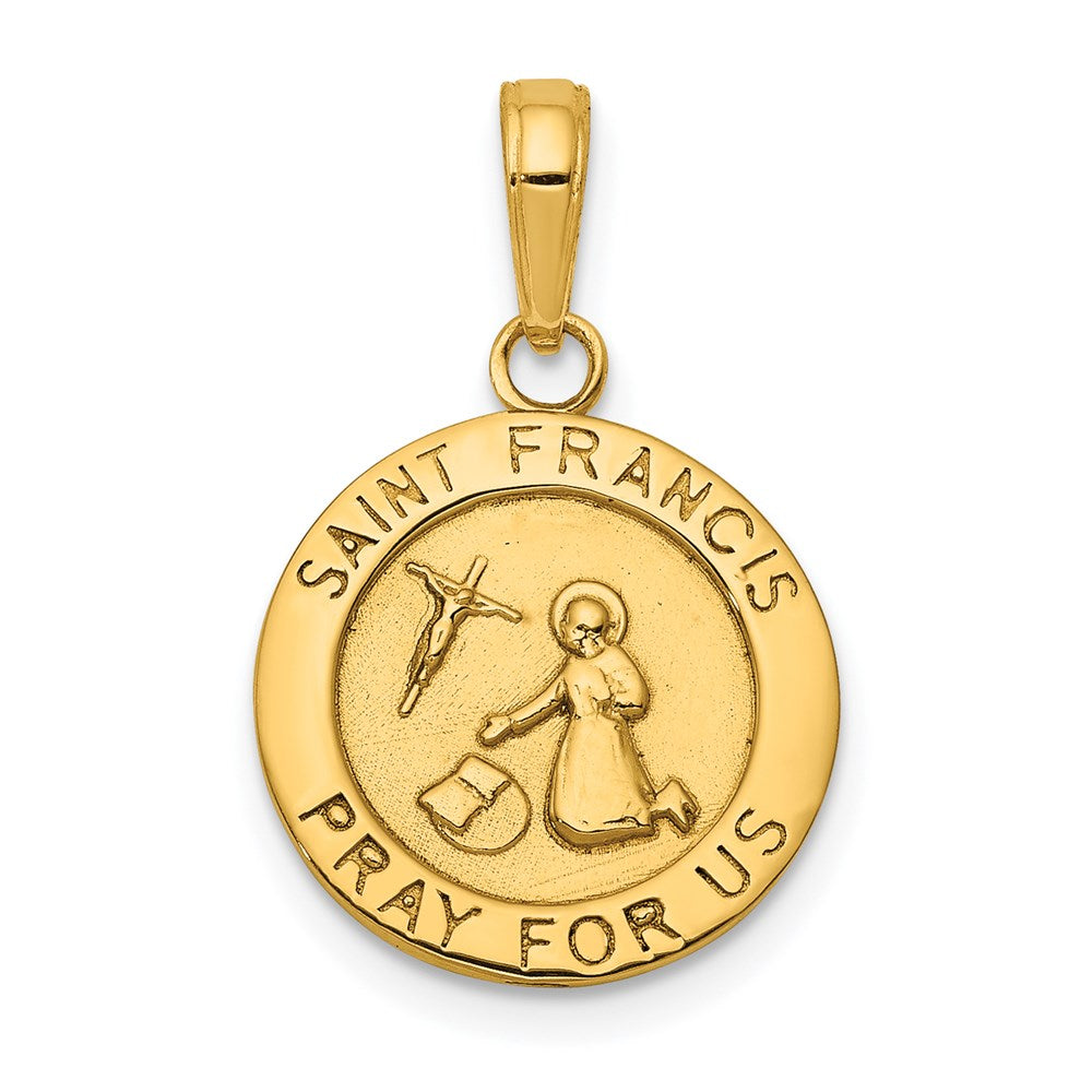 14k Yellow gold;Engravable;Polished back;Polished & satin