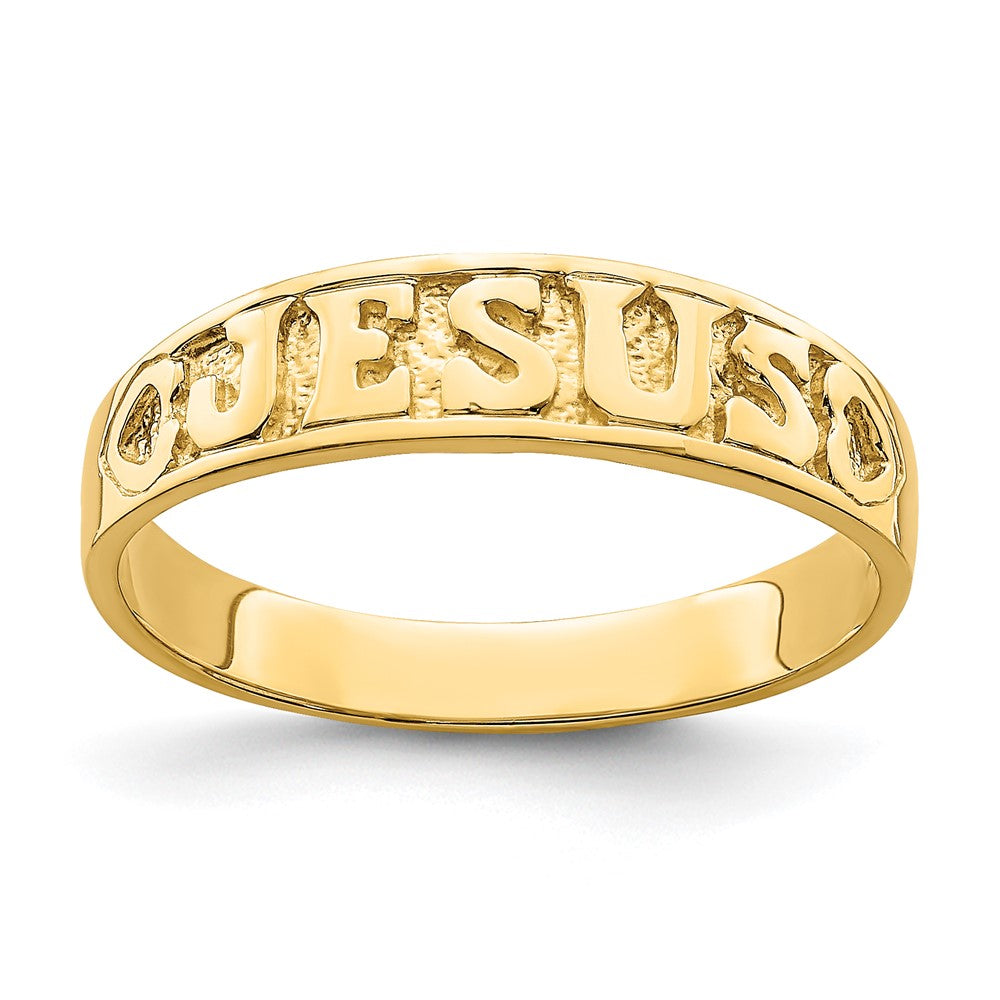 Solid;Casted;Polished;14k Yellow gold;Textured