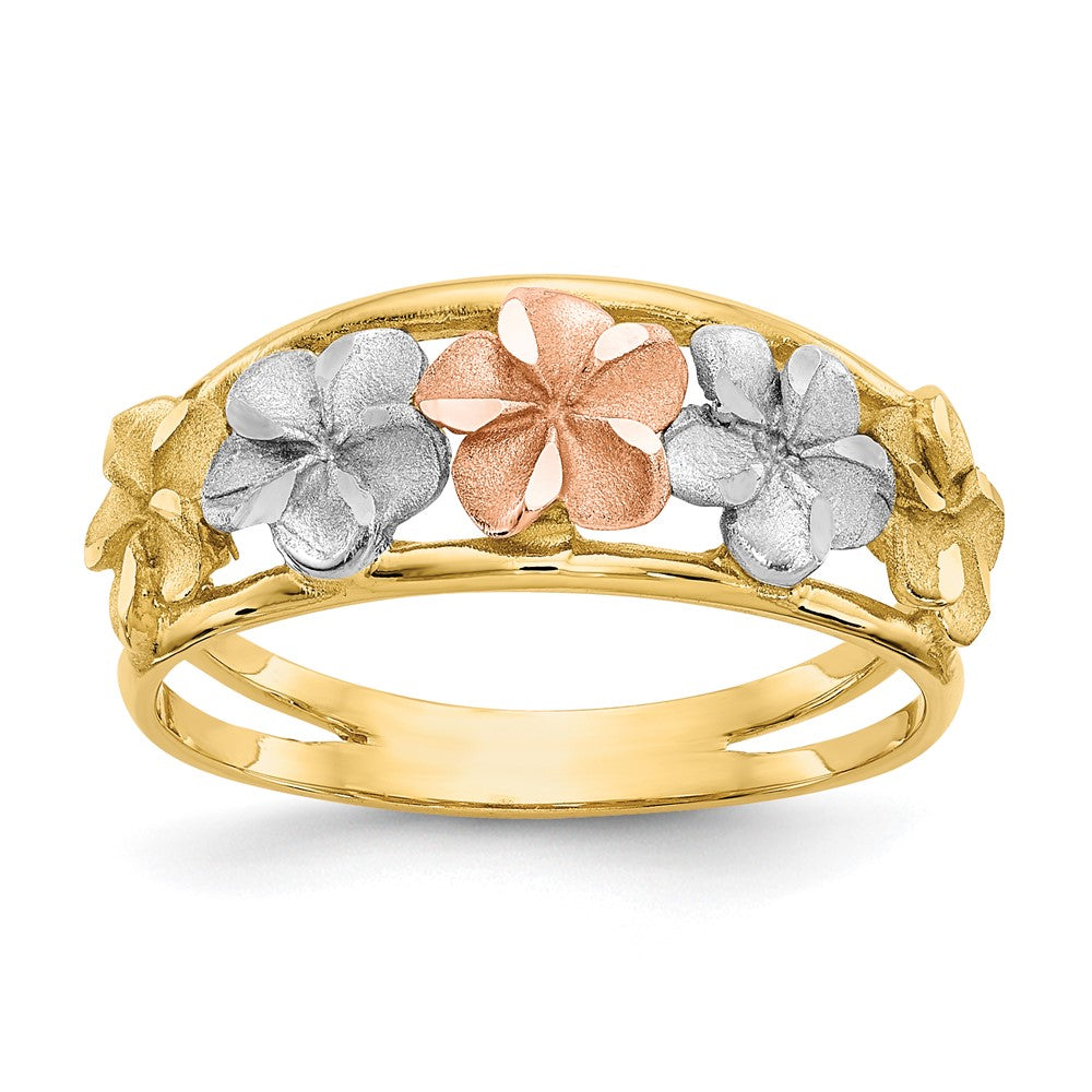 Diamond-cut;14K Yellow gold & rhodium;14k Rose gold;Polished & satin