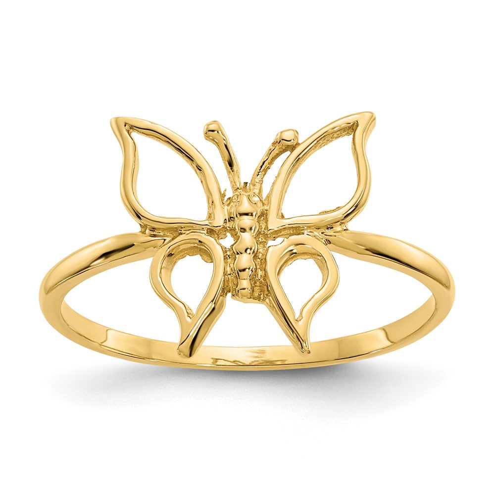 Casted;Polished;14k Yellow gold