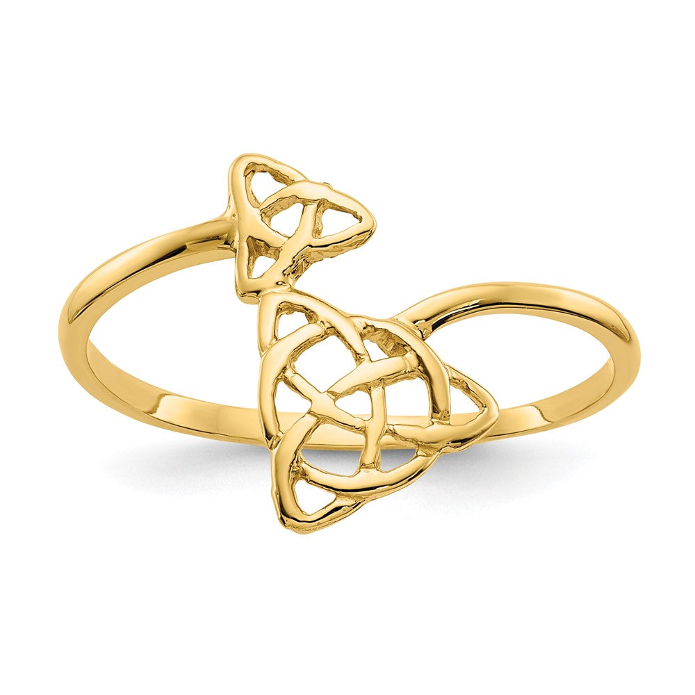 Solid;Polished;14k Yellow gold