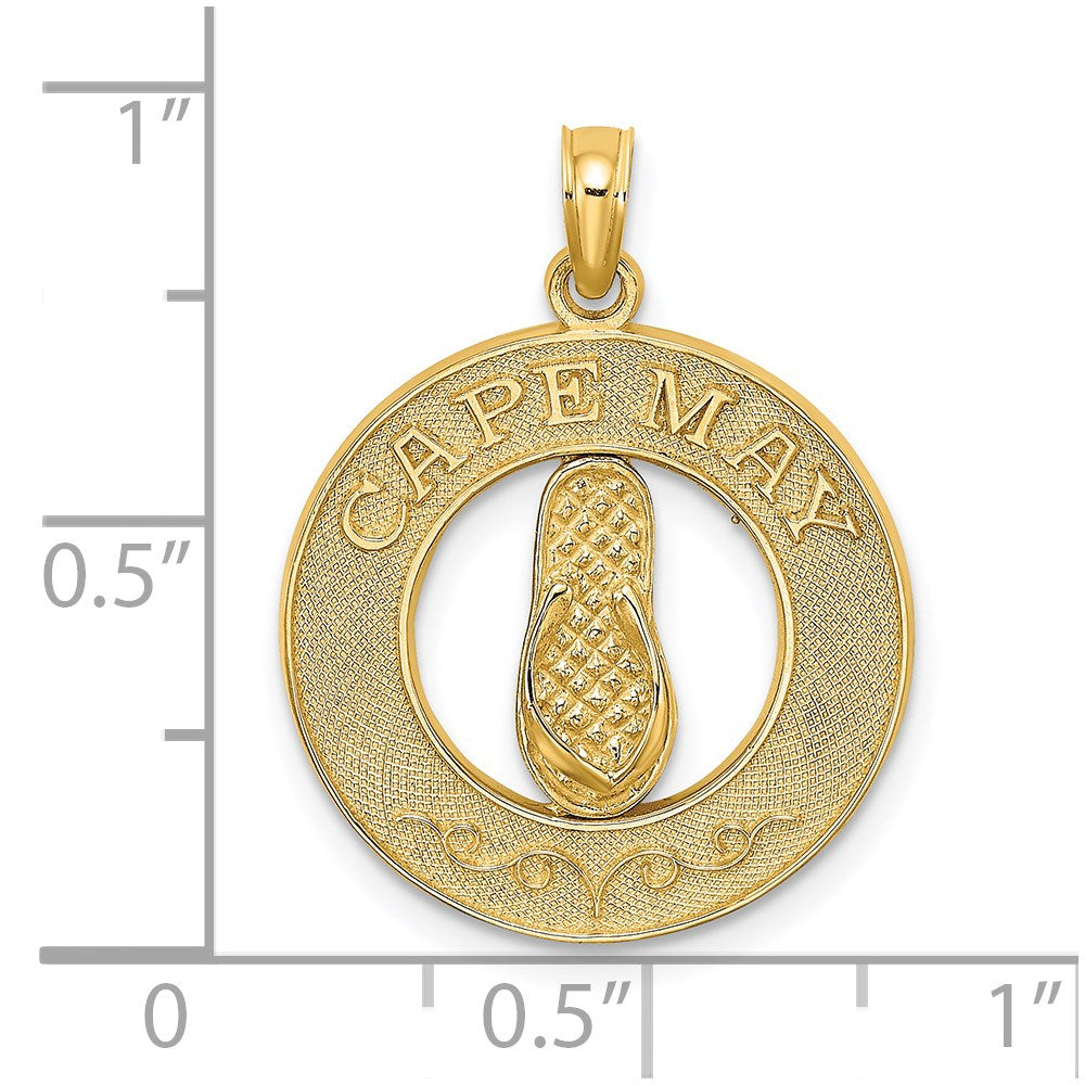 14K CAPE MAY with Flip-Flop Charm