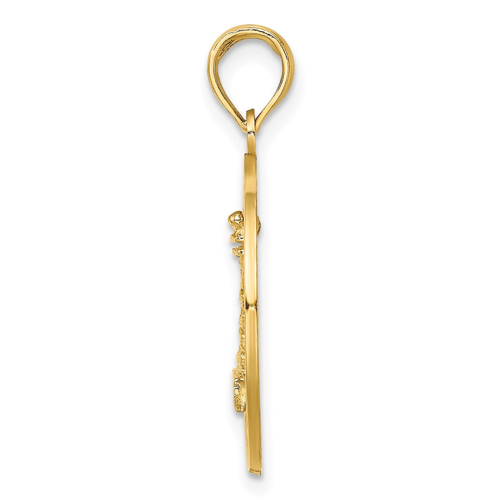 14K SAINT AUGUSTINE with Lighthouse Circle Charm