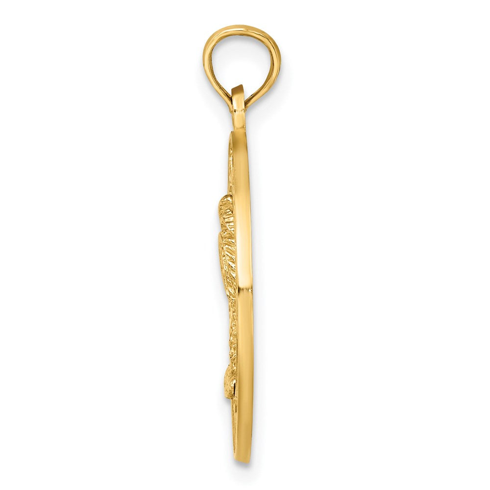 14K CHARLESTON Palm Tree Charm