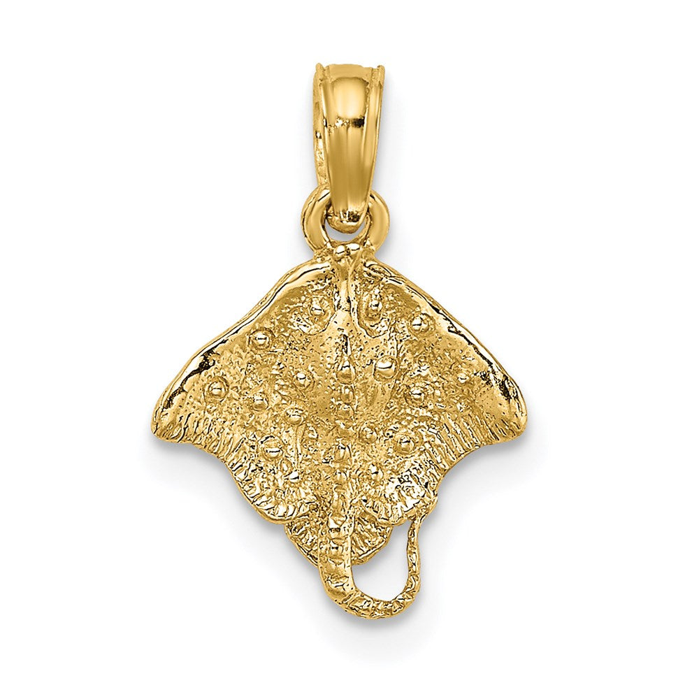 14K Mini Stingray Charm
