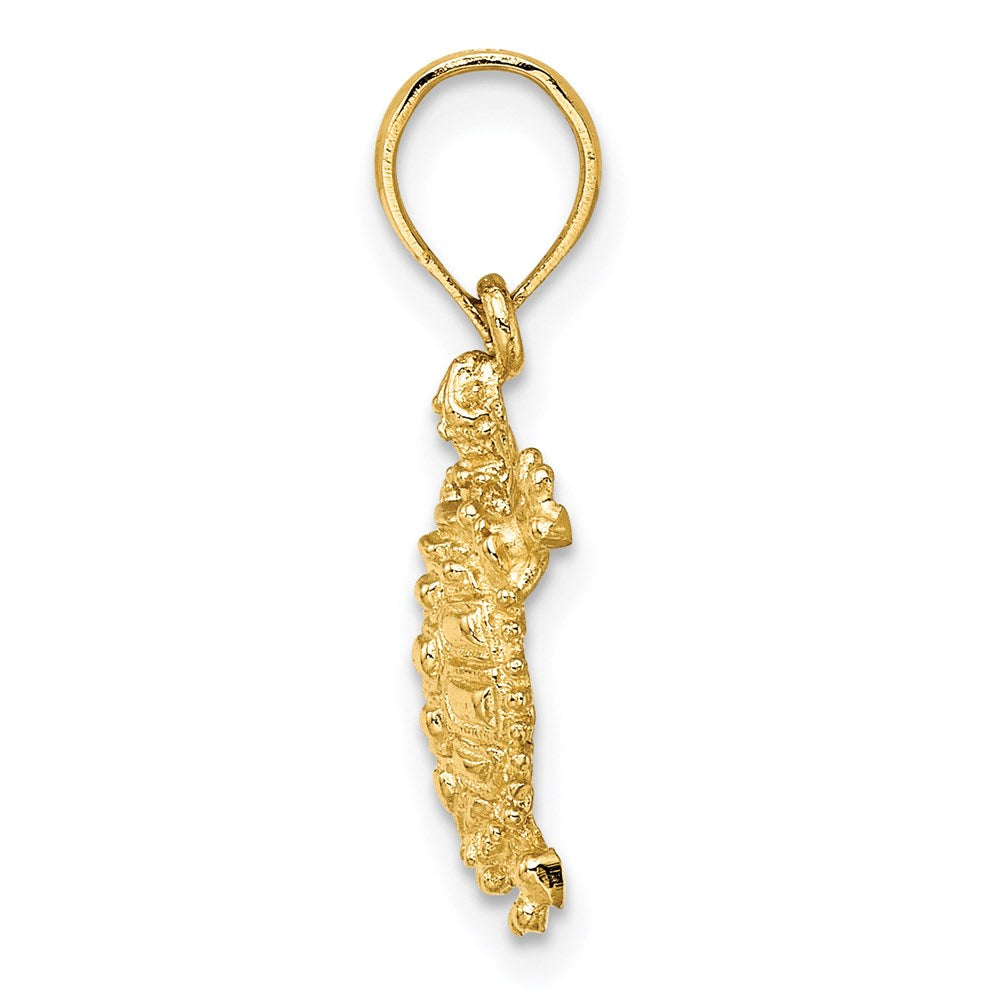 14K Small Land Turtle Charm