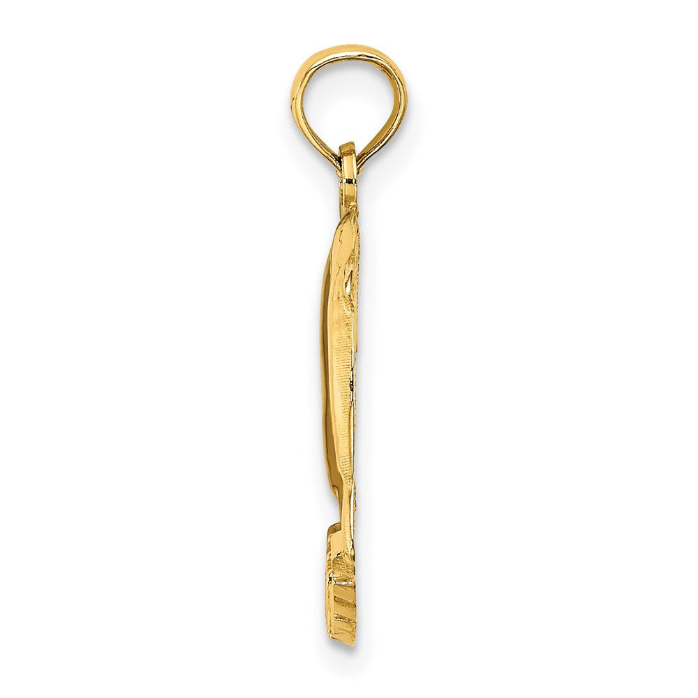 14K JAMAICA with Dolphins Charm