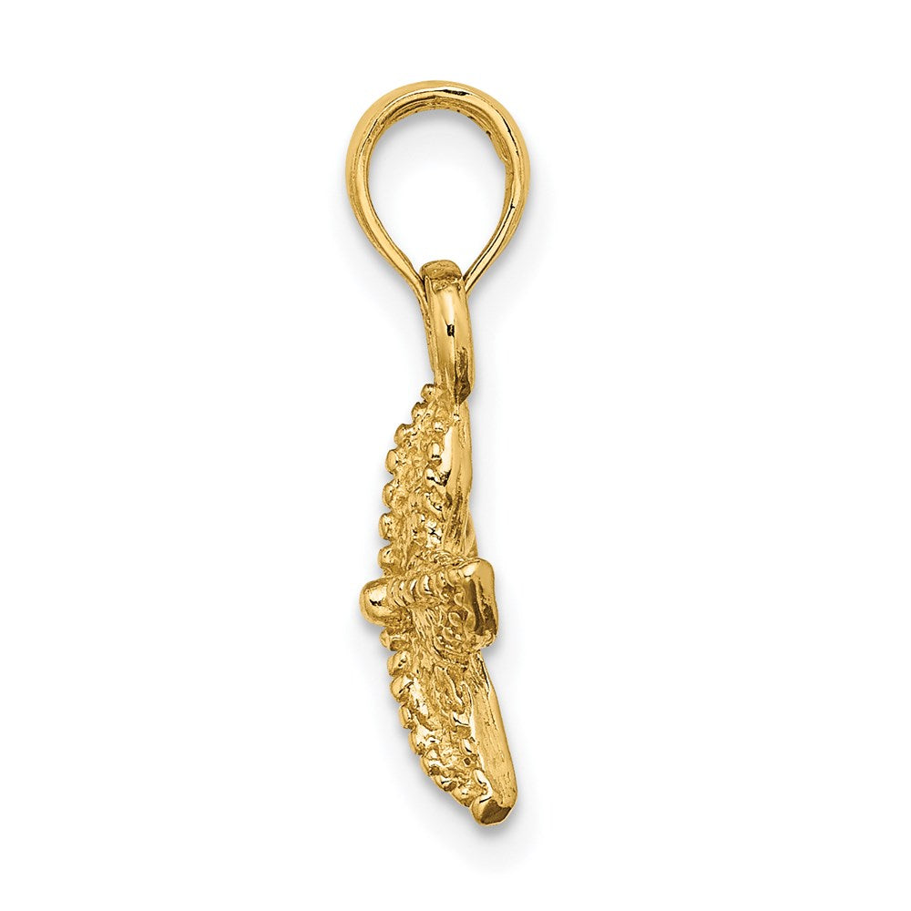 14K Starfish Charm