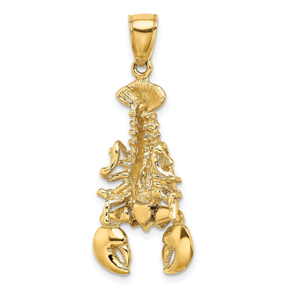 14K Lobster with Moveable Claws Pendant