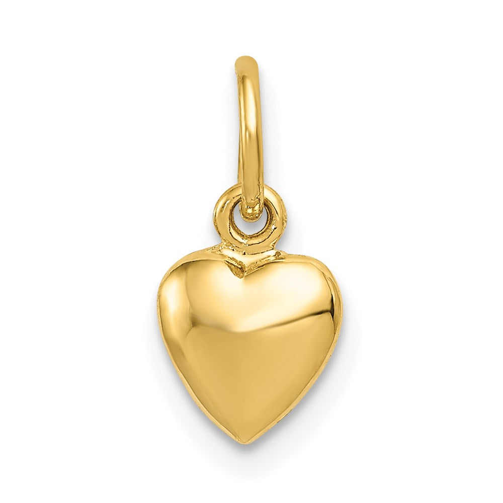 Solid;Casted;Polished;3-D;14k Yellow gold