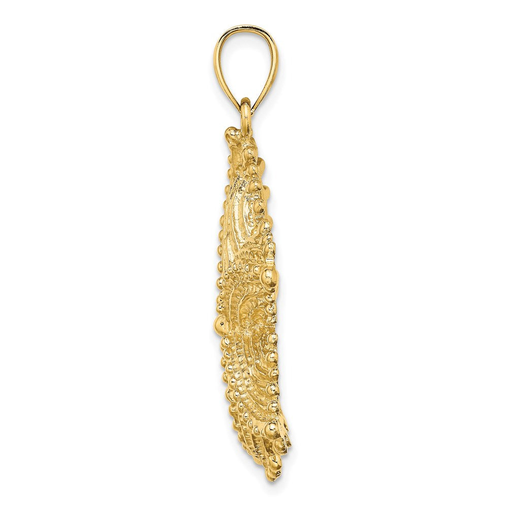 14K Large Starfish Charm