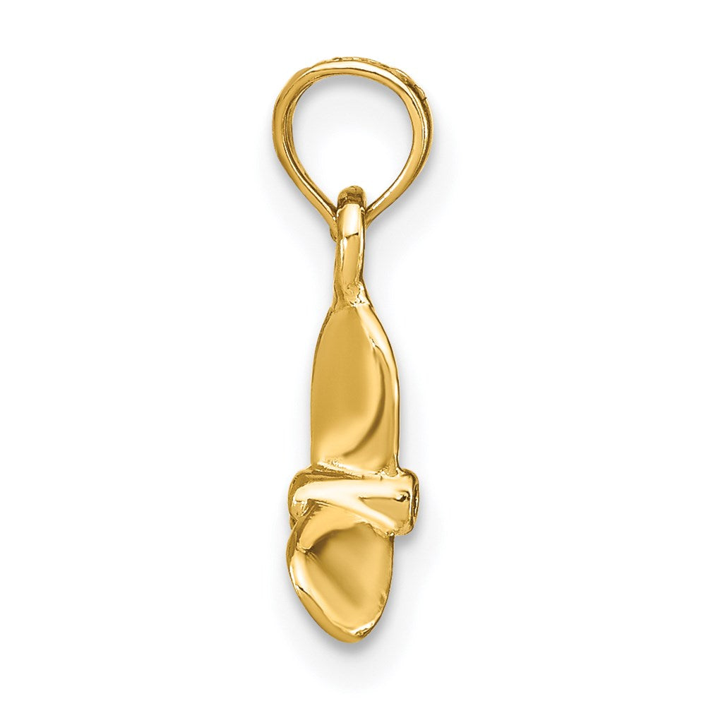 14K 3-D with 3 Blades Mini Propeller Charm