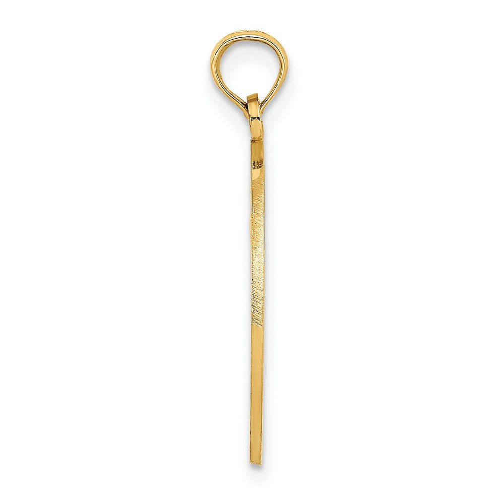14K KEY WEST Sailboat Circle Charm