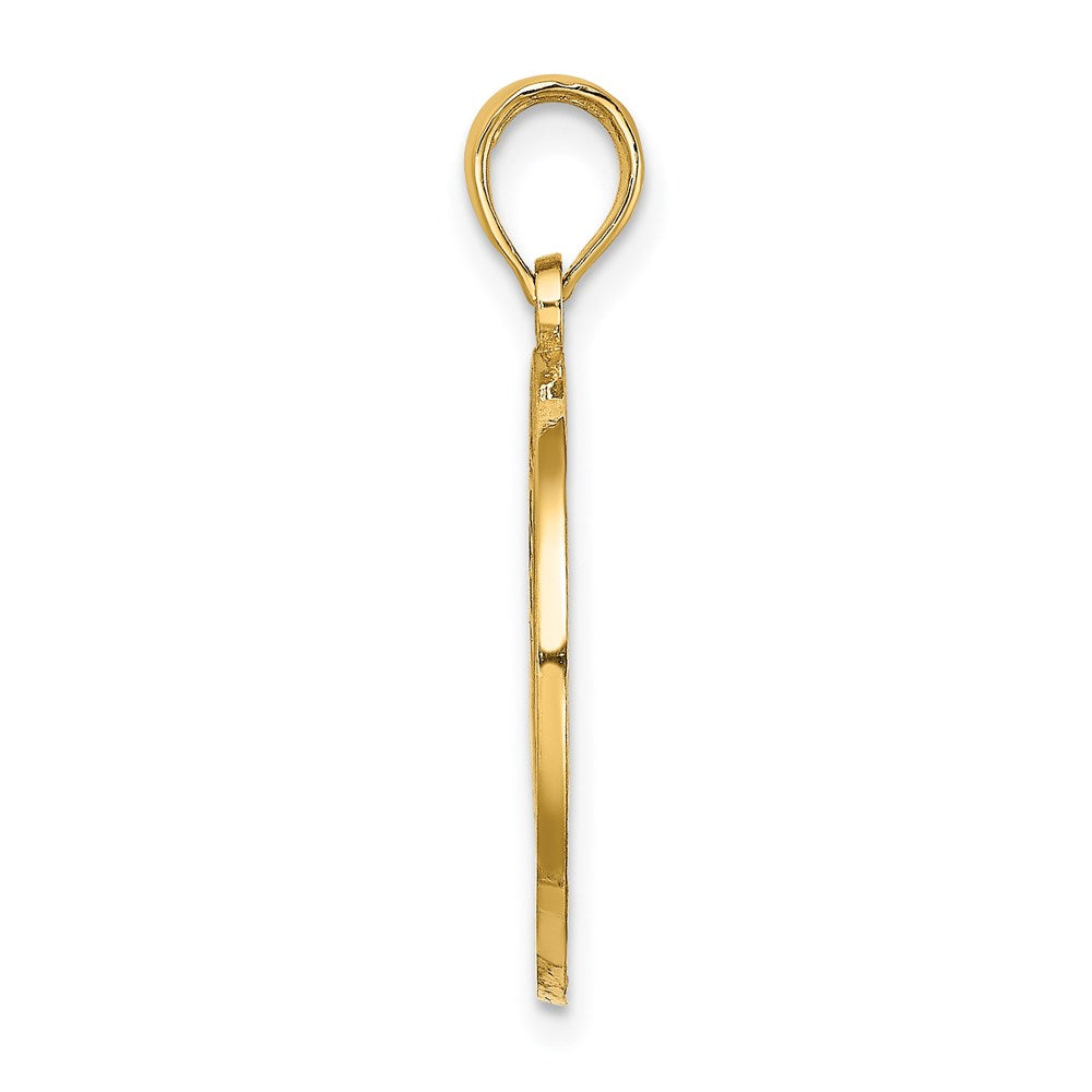 14K OCEAN CITY with Crab Charm