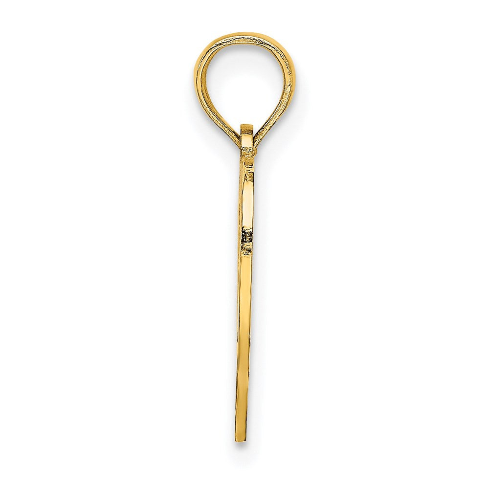 14K 16 Inside Heart Charm