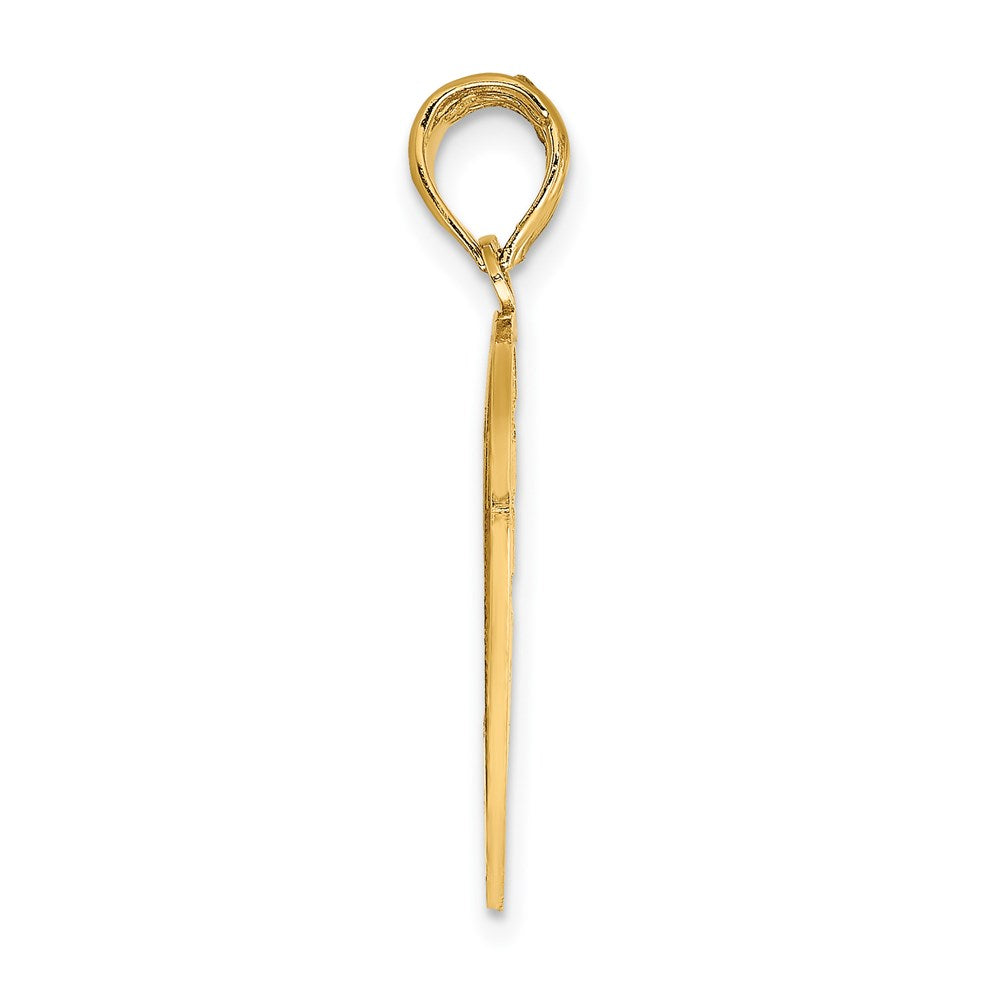 14k Reversible FOREVER AND EVER/FRIENDS 2-Piece Break-Apart Heart Charm