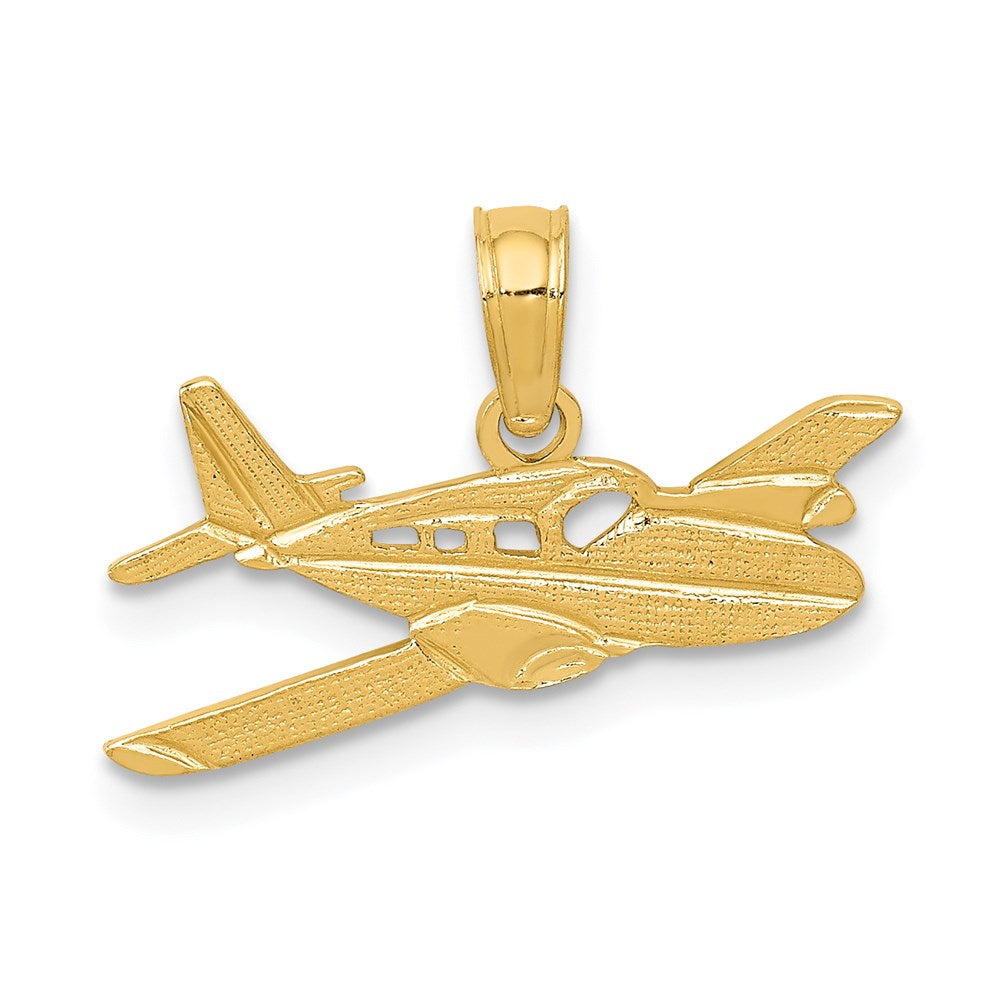 Polished;14k Yellow gold;Flat back;Textured back